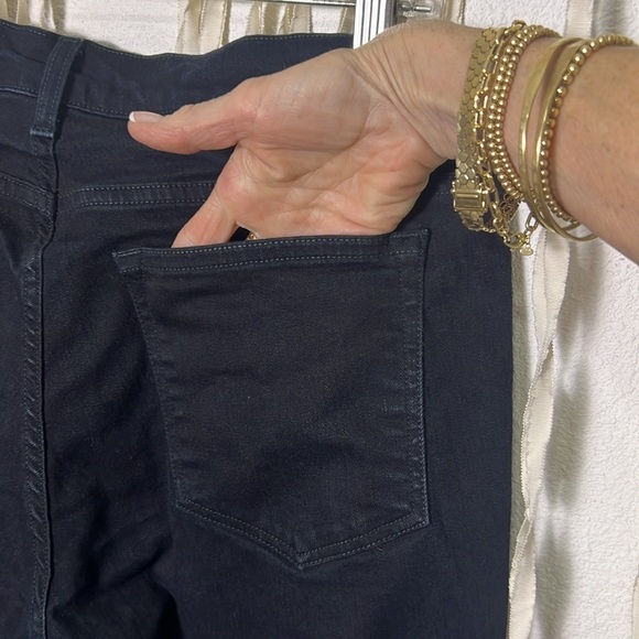 Imogene + Willie Josette High Rise Slim Fit Jeans Size 32 in Black Wash Denim - Picture 7 of 12